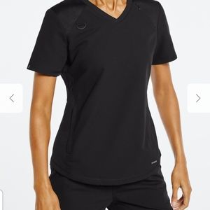 Jaanuu Mesh Panel Scrub Top Sz XS